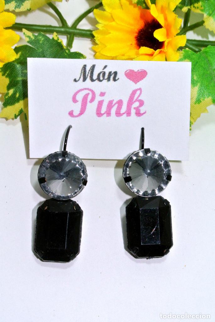 Joyeria: Pendientes con strass, A&ntilde;o 2000, Nuevos - Foto 2