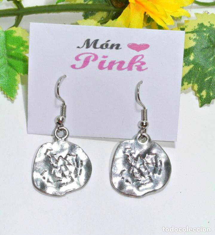 Joyeria: Pendientes color plata, a&ntilde;o 2000, Nuevos - Foto 1