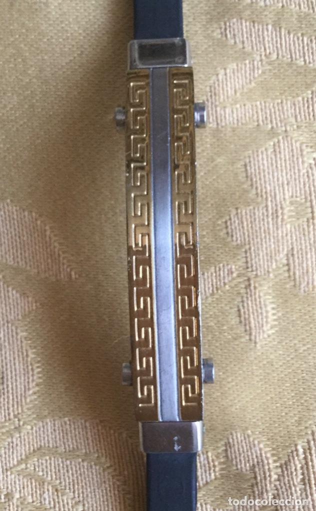 Joyeria: PULSERA GRIEGA PARA HOMBRE CAUCHO Y ACERO
