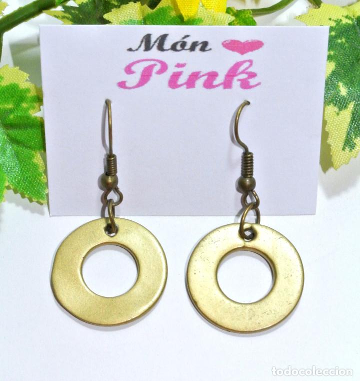 Joyeria: Pendientes color oro, A&ntilde;o 2000, Nuevos - Foto 1