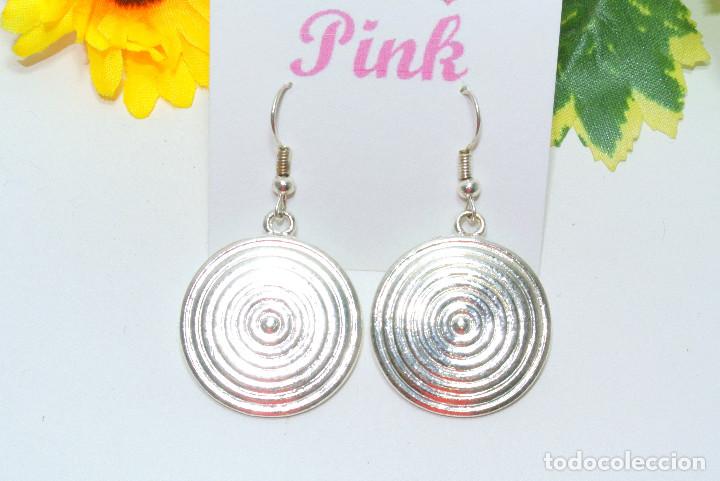 Joyeria: Pendientes color plata, a&ntilde;o 2000, Nuevos - Foto 1