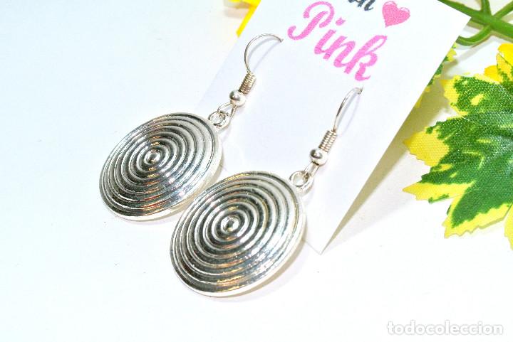 Joyeria: Pendientes color plata, a&ntilde;o 2000, Nuevos - Foto 2