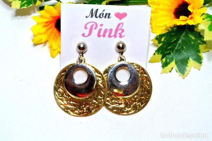Joyeria: Pendientes color oro y plata, A&ntilde;o 2000, Nuevos - Foto 3