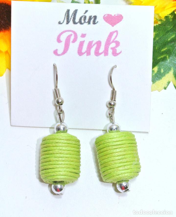 Joyeria: Pendientes color verde, A&ntilde;o 2000, Nuevos - Foto 2
