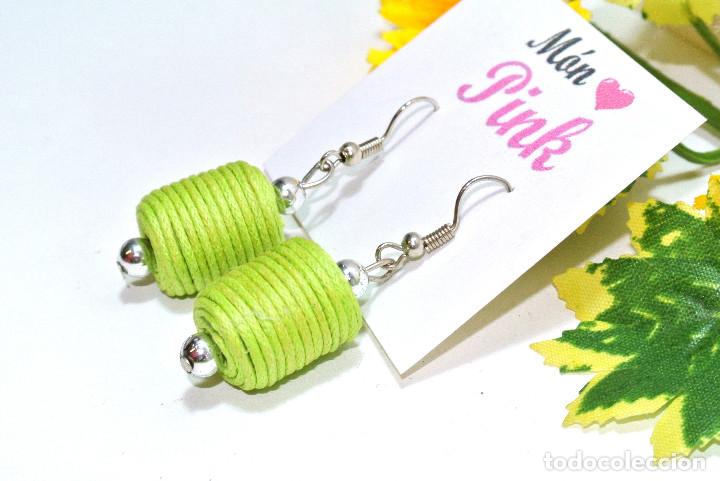 Joyeria: Pendientes color verde, A&ntilde;o 2000, Nuevos - Foto 3