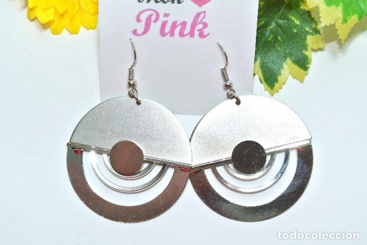 Joyeria: Pendientes color plata, A&ntilde;o 2000, Nuevos - Foto 1