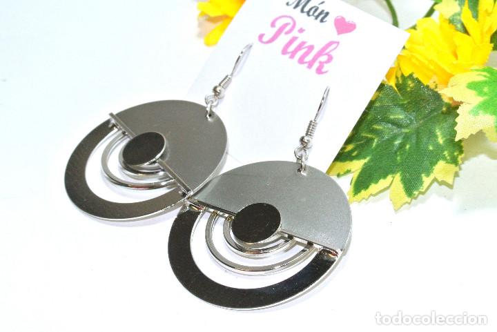 Joyeria: Pendientes color plata, A&ntilde;o 2000, Nuevos - Foto 2