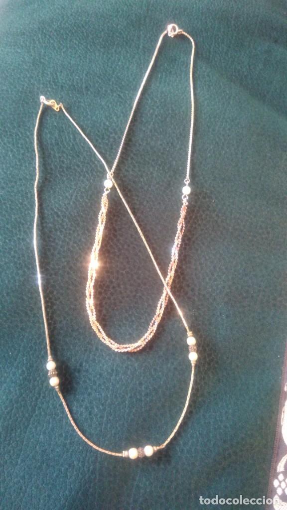 Joyeria: LOTE DE DOS GARGANTILLAS PLATEADAS - Foto 1