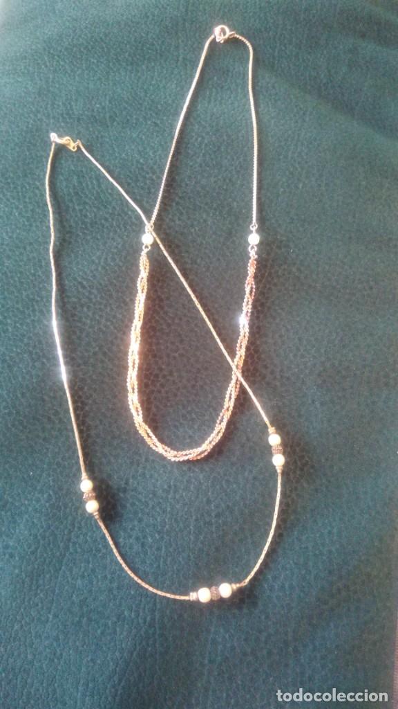 Joyeria: LOTE DE DOS GARGANTILLAS PLATEADAS - Foto 3