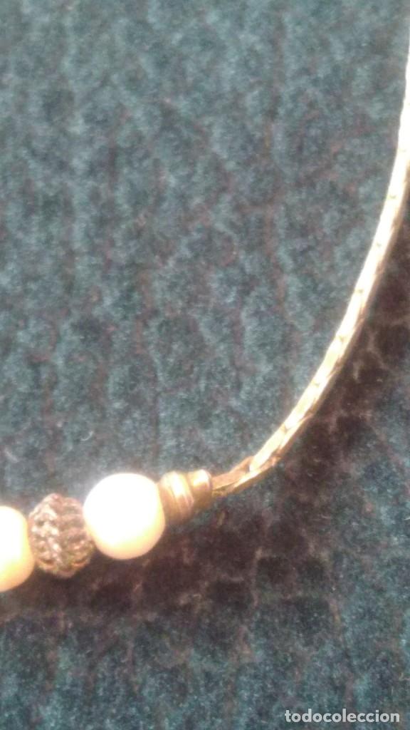 Joyeria: LOTE DE DOS GARGANTILLAS PLATEADAS - Foto 9