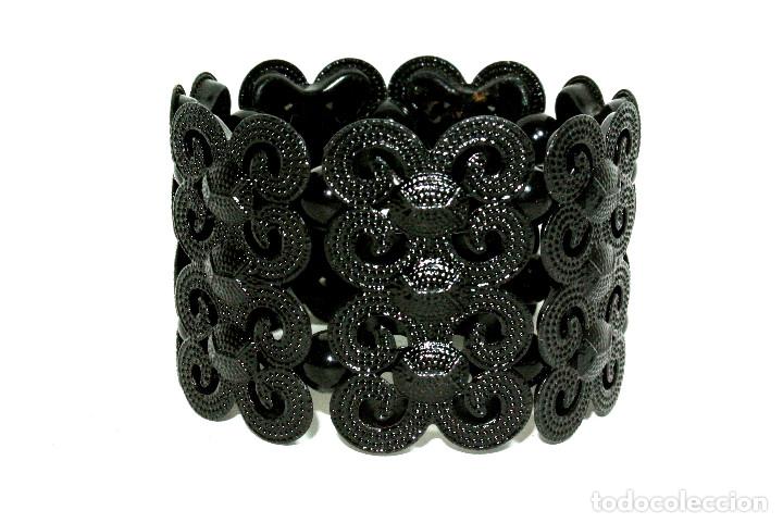 Joyeria: Pulsera color negro, el&aacute;stica, A&ntilde;o 2000, Nueva - Foto 1