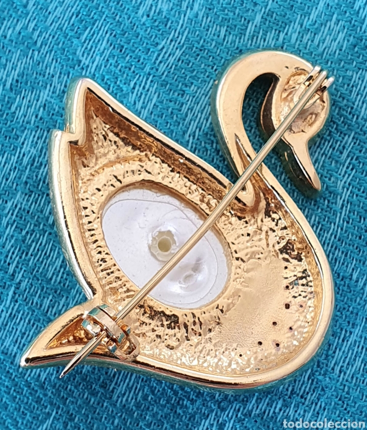 Joyeria: ANTIGUO BROCHE DORADO CON GRAN PERLA.MALLORCA - Foto 2