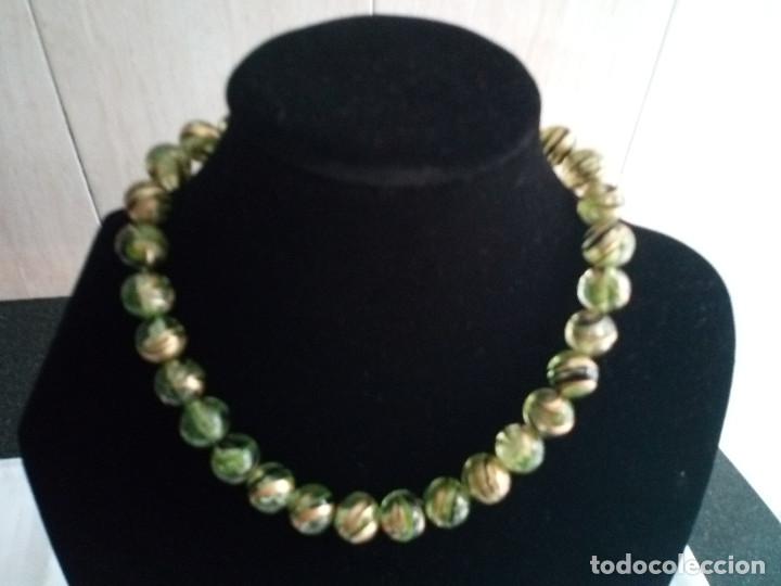 Joyeria: 5-BISUTERIA GARGANTILLA EN TONOS VERDES