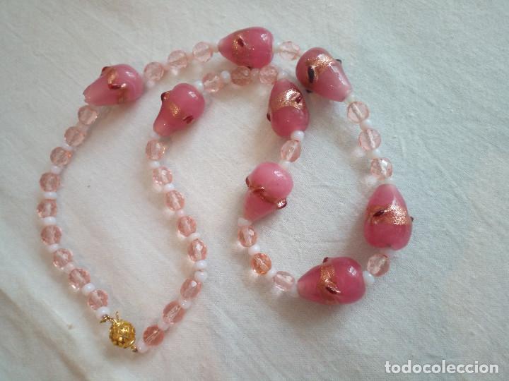 Joalharia: 48-PRECIOSO COLLAR DE DISE&Ntilde;O, EN CRISTAL DE MURANO ORLEADO