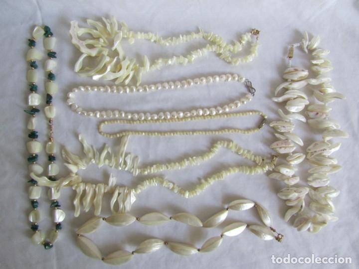 Joyeria: 6 collares de n&aacute;car madreperla - Foto 2