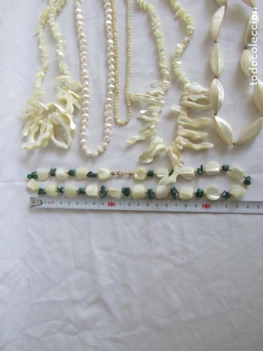 Joyeria: 6 collares de n&aacute;car madreperla - Foto 3