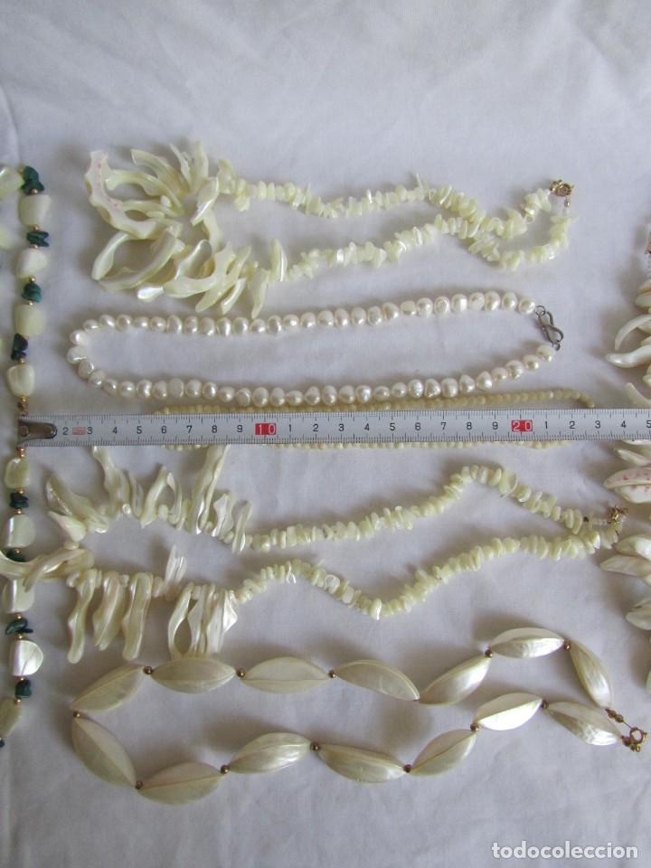Joyeria: 6 collares de n&aacute;car madreperla - Foto 4