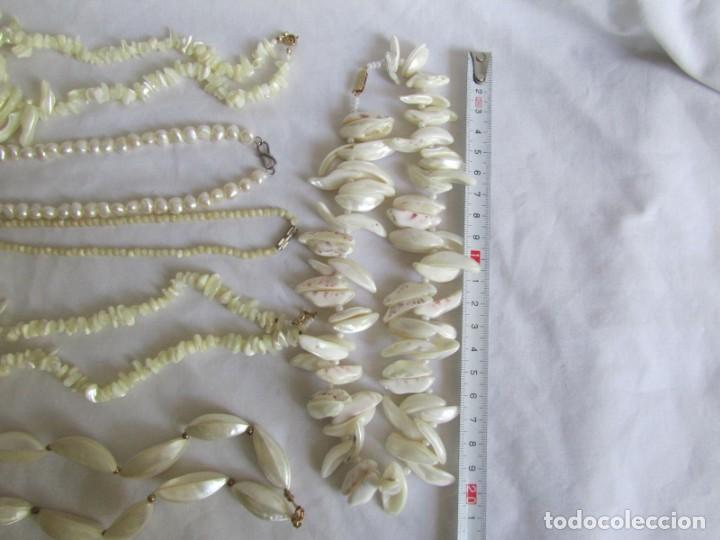 Joyeria: 6 collares de n&aacute;car madreperla - Foto 5