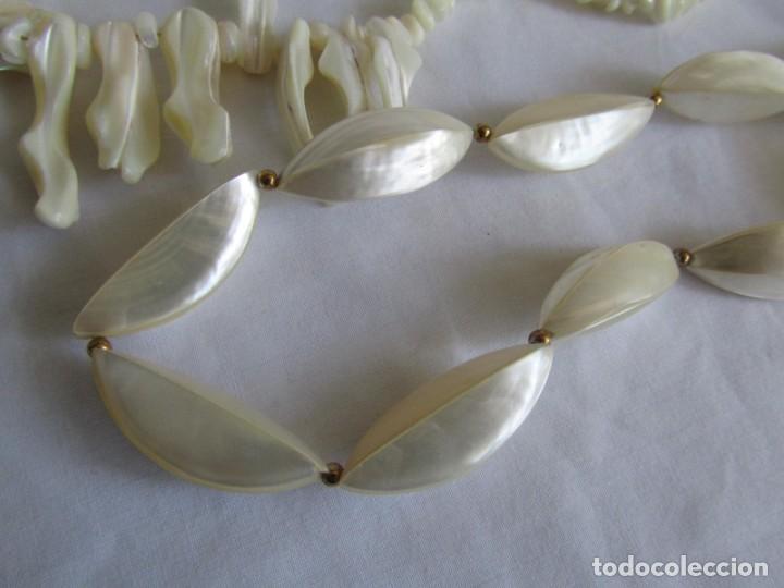 Joyeria: 6 collares de n&aacute;car madreperla - Foto 9