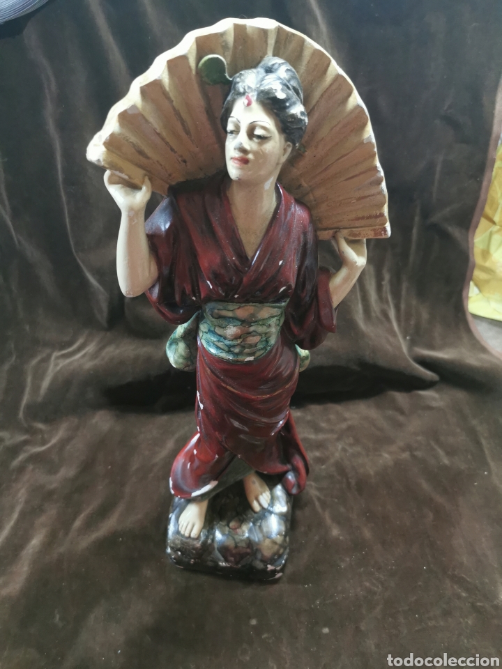 Joyeria: figura de geisha en escayola - Foto 1
