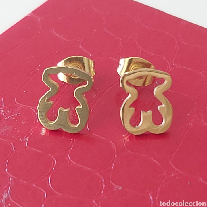 Joyeria: FANT&Aacute;STICOS PENDIENTES DE ACERO Y ORO - Foto 2