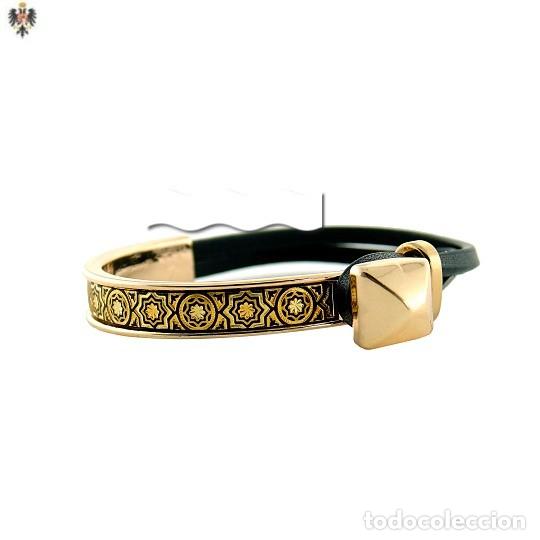 Joyeria: PULSERA RIGIDA DAMASQUINADA EN ORO 24K - Foto 1