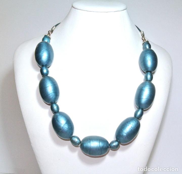Joyeria: Collar corto color azul, A&ntilde;o 2000, Nuevo - Foto 1