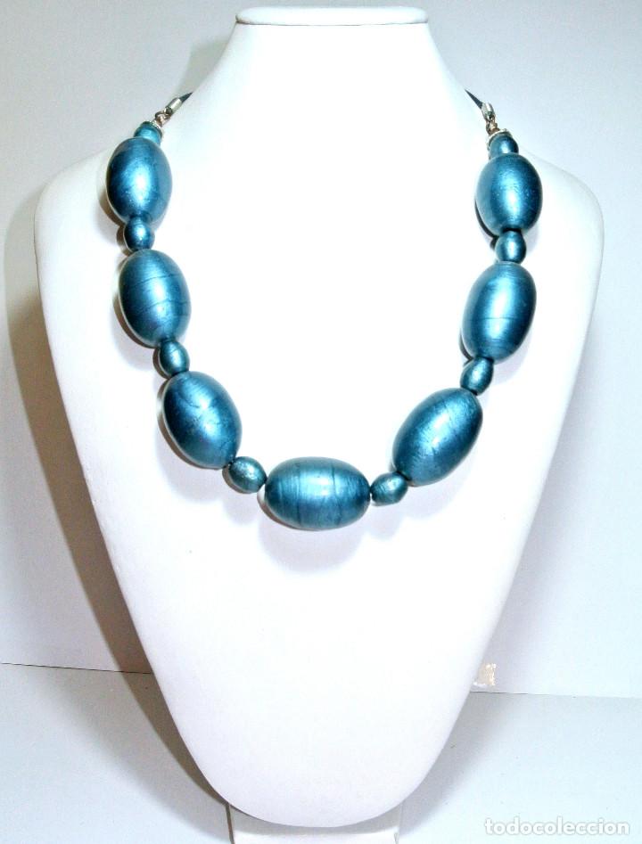 Joyeria: Collar corto color azul, A&ntilde;o 2000, Nuevo - Foto 2