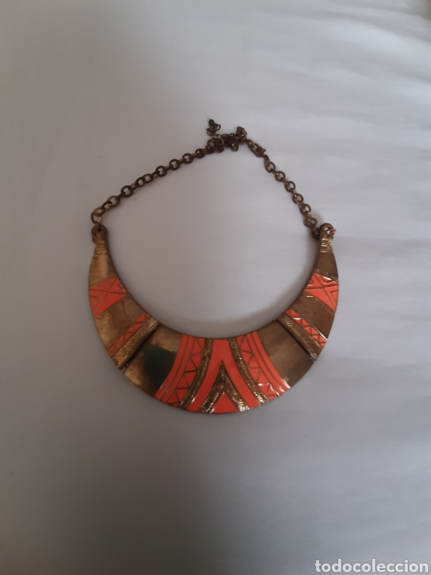 Joyeria: Collar de metal vintage articulado - Foto 6