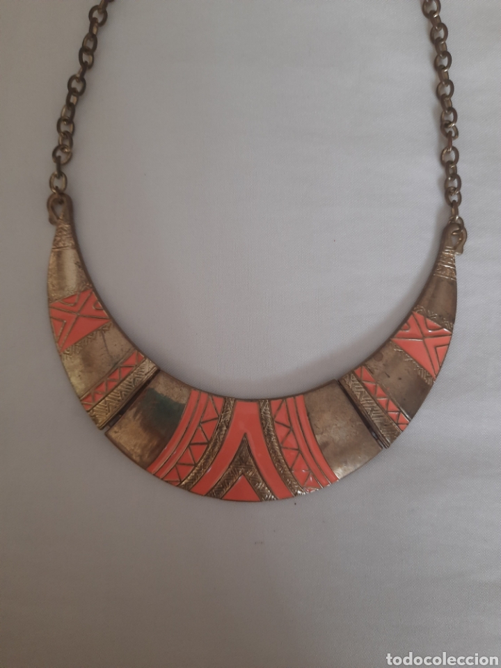 Joyeria: Collar de metal vintage articulado - Foto 1