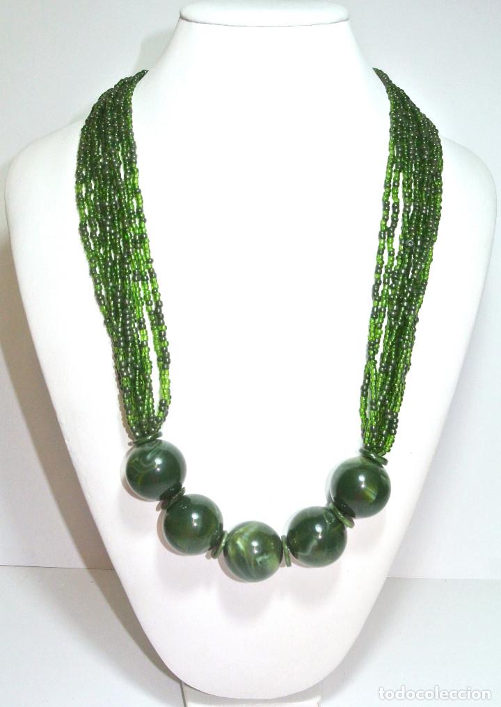 Joyeria: Collar corto color verde, A&ntilde;o 2000, Nuevo - Foto 1