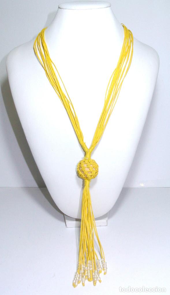 Joyeria: Collar bohemio color amarillo, A&ntilde;o 2000, Nuevo - Foto 1