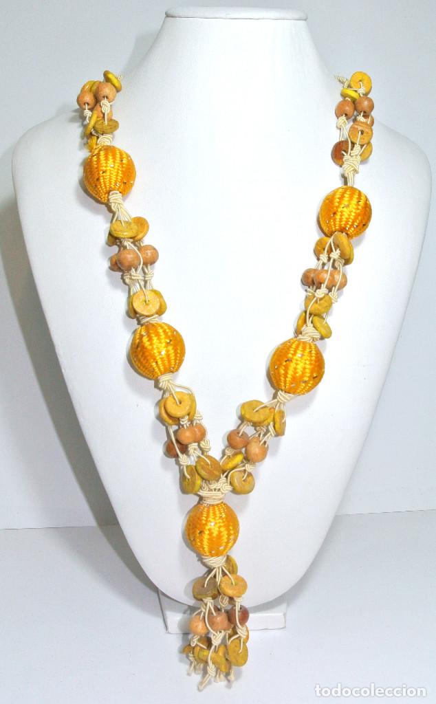 Joyeria: Collar bohemio color amarillo, A&ntilde;o 2000, Nuevo - Foto 1