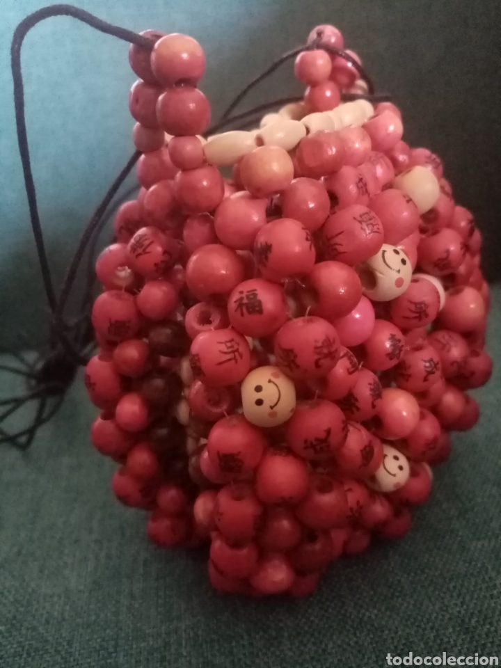 Joyeria: Mini bolso hecho completamente con piezas, cuentas y abalorios de madera - Foto 3