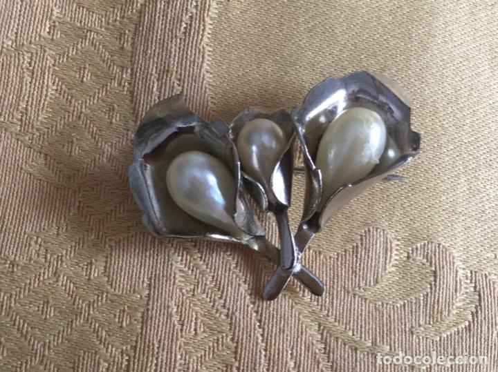 Joyeria: BROCHE VINTAGE TRES FLORES - Foto 1