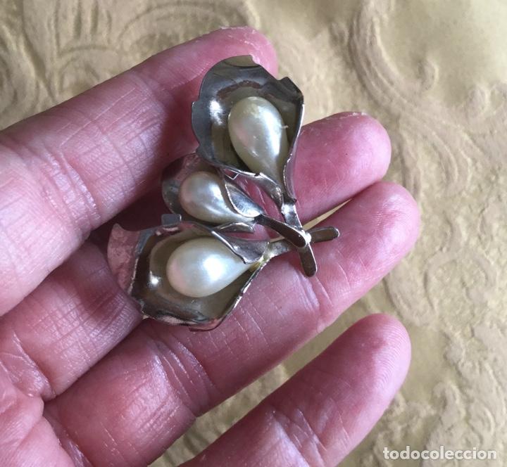 Joyeria: BROCHE VINTAGE TRES FLORES - Foto 3