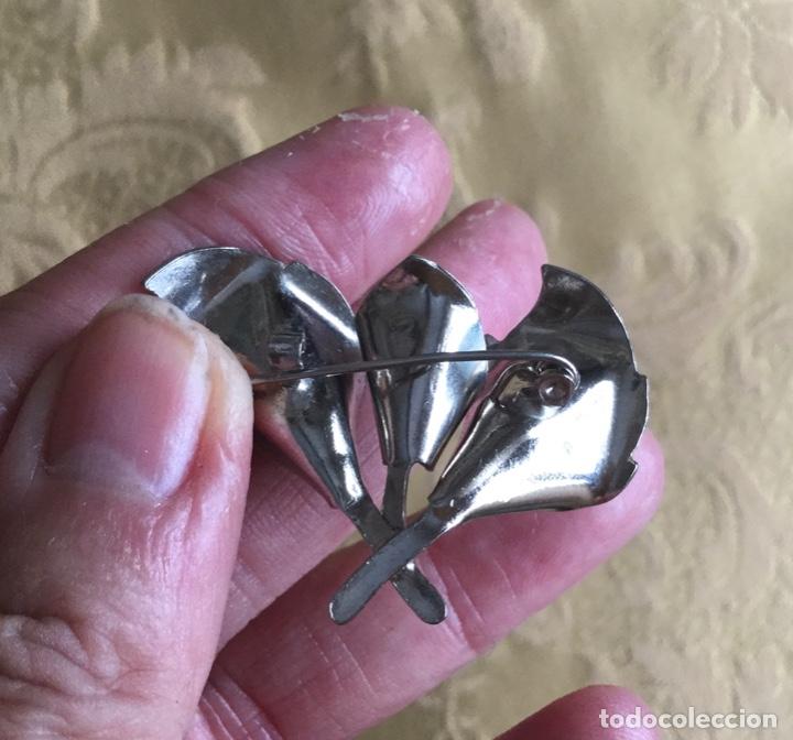 Joyeria: BROCHE VINTAGE TRES FLORES - Foto 4