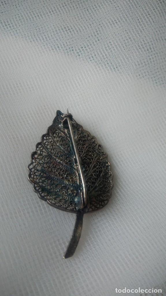 Joyeria: BROCHE HOJA DE FILIGRANA - Foto 2