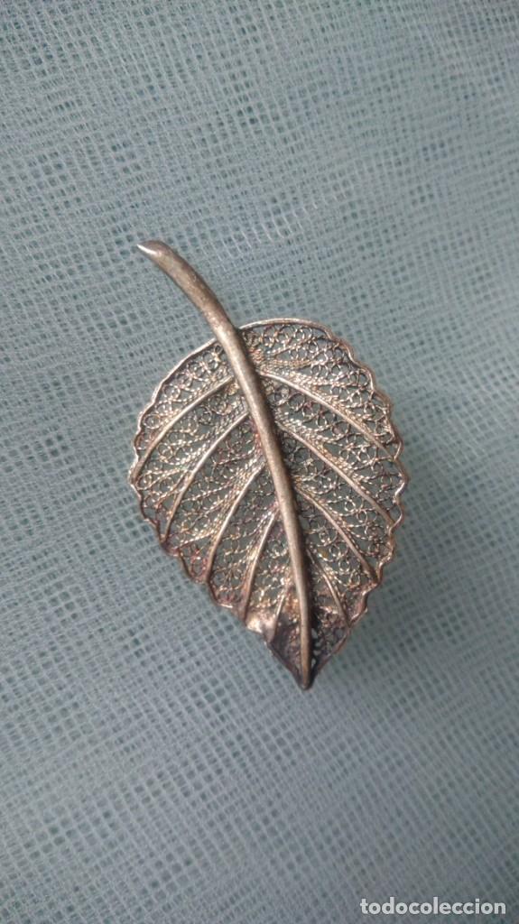 Joyeria: BROCHE HOJA DE FILIGRANA - Foto 3