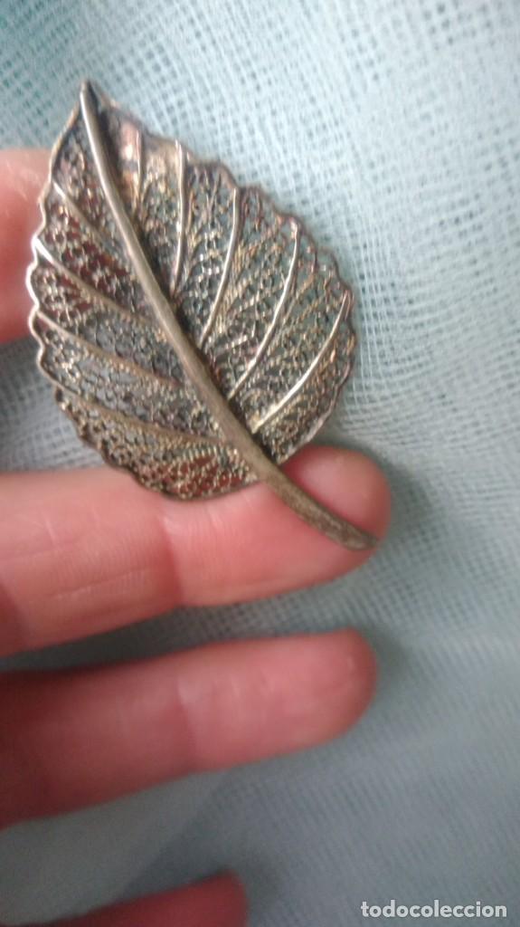 Joyeria: BROCHE HOJA DE FILIGRANA - Foto 4