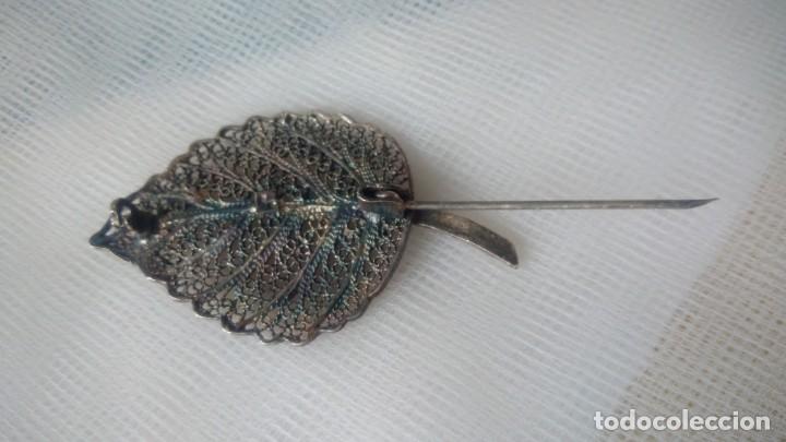 Joyeria: BROCHE HOJA DE FILIGRANA - Foto 6