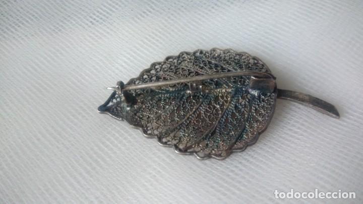 Joyeria: BROCHE HOJA DE FILIGRANA - Foto 7