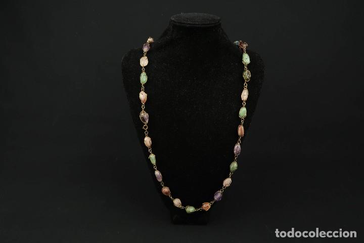 Joyeria: Antiguo Collar Piedras Naturales - Foto 1