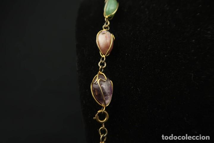 Joyeria: Antiguo Collar Piedras Naturales - Foto 2