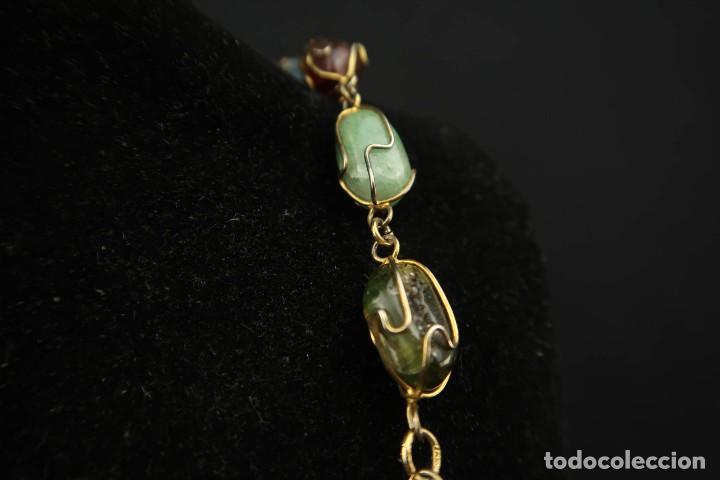 Joyeria: Antiguo Collar Piedras Naturales - Foto 3
