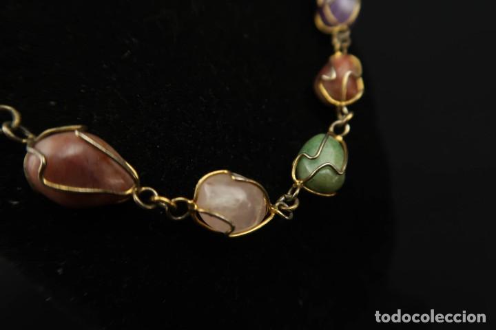 Joyeria: Antiguo Collar Piedras Naturales - Foto 5