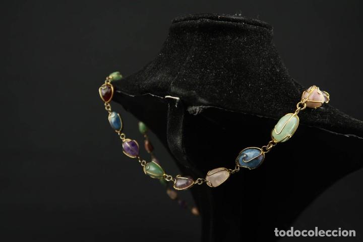 Joyeria: Antiguo Collar Piedras Naturales - Foto 6