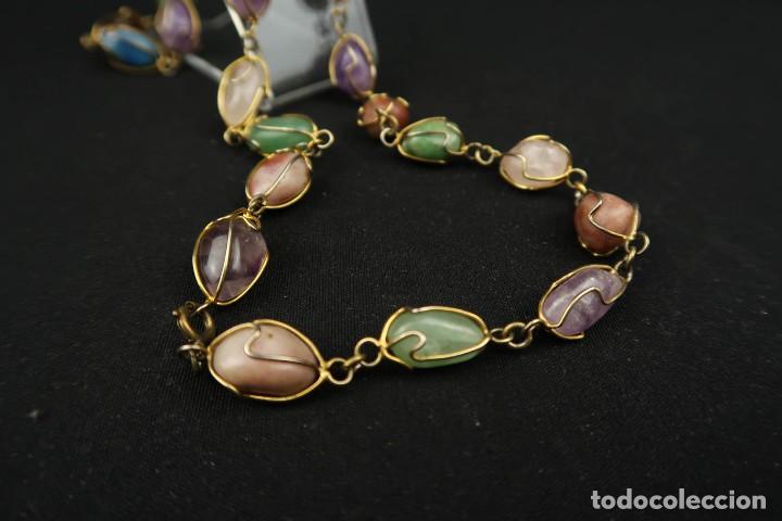 Joyeria: Antiguo Collar Piedras Naturales - Foto 8