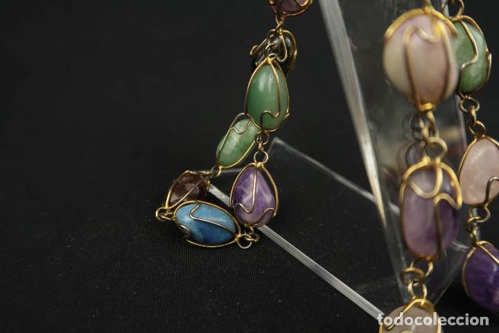 Joyeria: Antiguo Collar Piedras Naturales - Foto 10