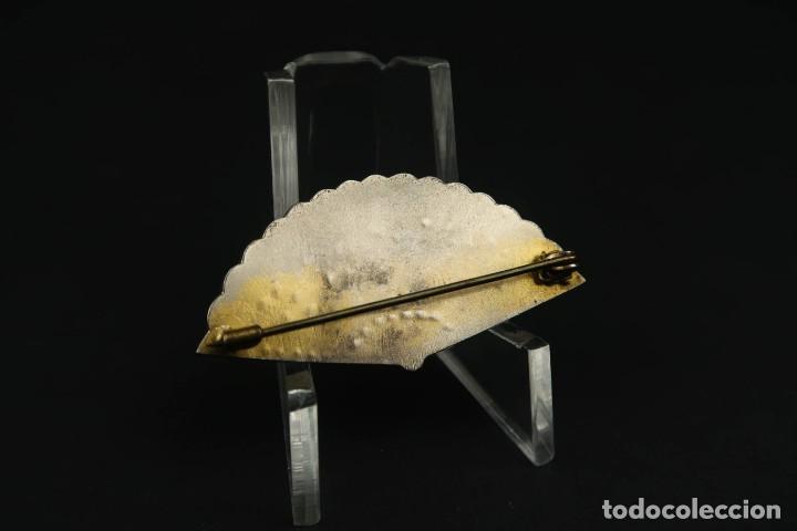 Joyeria: Antiguo Broche Damasquinado - Foto 3